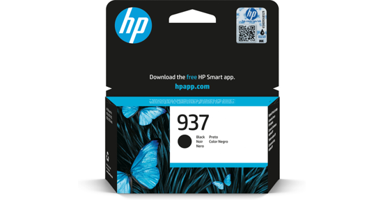 HP 937 originele zwarte inktcartridge