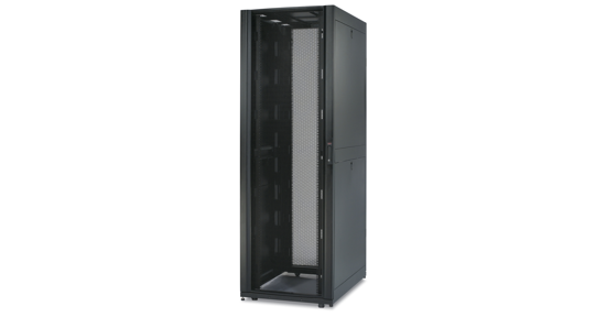 APC NetShelter SX 42U 750mm(b) x 1070mm(d) 19" IT rack, behuizing met zijpanelen, zwart