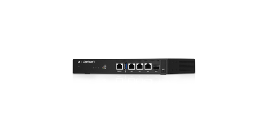 Ubiquiti EdgeRouter 4 bedrade router Gigabit Ethernet Zwart