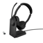 Jabra Evolve2 55 Headset Bedraad en draadloos Hoofdband Kantoor/callcenter Bluetooth Oplaadhouder Zwart