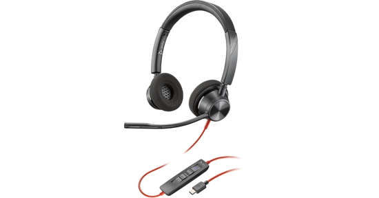 HP 8X220AA hoofdtelefoon/headset Bedraad Hoofdband Zwart