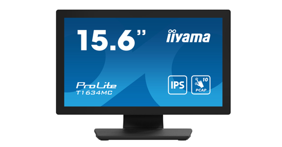 iiyama ProLite T1634MC-B1S computer monitor 39,6 cm (15.6") 1920 x 1080 Pixels Full HD LED Touchscreen Zwart