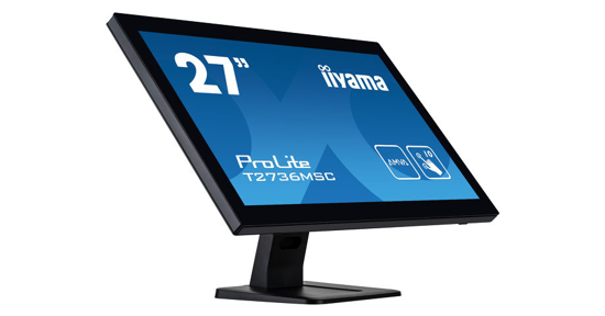 iiyama ProLite T2752MSC-B1 computer monitor 68,6 cm (27") 1920 x 1080 Pixels Full HD LED Touchscreen Zwart