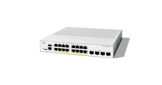 Cisco C1300-16P-4X netwerk-switch Managed L2/L3 Gigabit Ethernet (10/100/1000) Wit