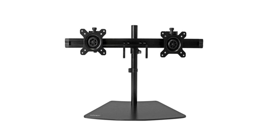 Startech Dual monitor arm horizontaal zwart