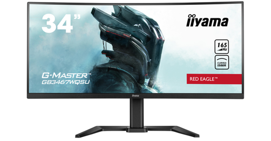 iiyama G-MASTER GB3467WQSU-B5 computer monitor 86,4 cm (34") 3440 x 1440 Pixels UltraWide Quad HD LED Zwart