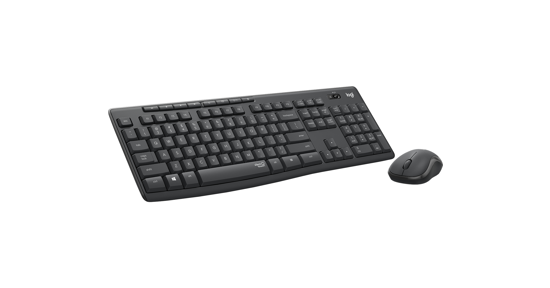 Logitech MK295 Silent Wireless Combo toetsenbord Inclusief muis USB QWERTY US International Grafiet