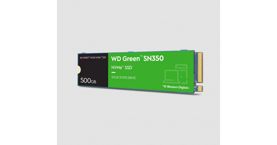 Western Digital Green SN350 M.2 500 GB PCI Express 3.0 NVMe TLC