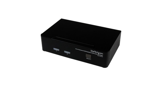 Startech 2-poort Professionele USB DisplayPort KVM-Switch met Audio