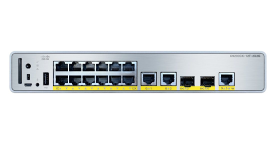 Cisco C9200CX-12T-2X2G-E netwerk-switch Managed Gigabit Ethernet (10/100/1000) Power over Ethernet (PoE)