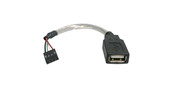 Startech 15cm USB 2.0 Kabel USB A naar 4-pins Moederbord Aansluitkabel F/F