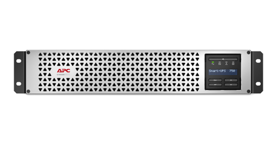 APC Smart-UPS Li-ion SMTL750RMI2UC Noodstroomvoeding - 6x C13, Short Depth, Rack Mountable, 2U, SmartConnect, 750VA