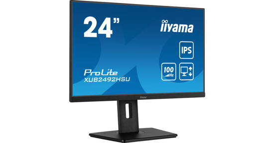 iiyama XUB2492HSU-B6 computer monitor 60,5 cm (23.8") 1920 x 1080 Pixels Full HD LED Zwart