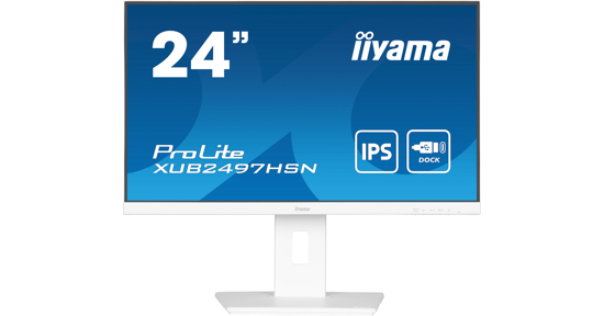 iiyama ProLite XUB2497HSN-W2 computer monitor 60,5 cm (23.8") 1920 x 1080 Pixels Full HD LED Wit