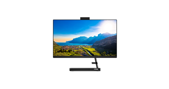 Lenovo IdeaCentre AIO 3 24ALC6 AMD Ryzen™ 5 7530U 60,5 cm (23.8") 1920 x 1080 Pixels Alles-in-één-pc 8 GB DDR4-SDRAM 256 GB SSD Windows 11 Home Wi-Fi 6 (802.11ax) Zwart