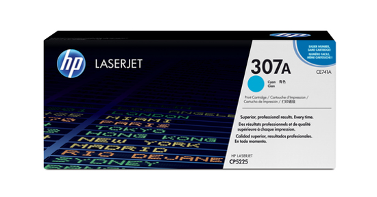 HP 307A originele cyaan LaserJet tonercartridge