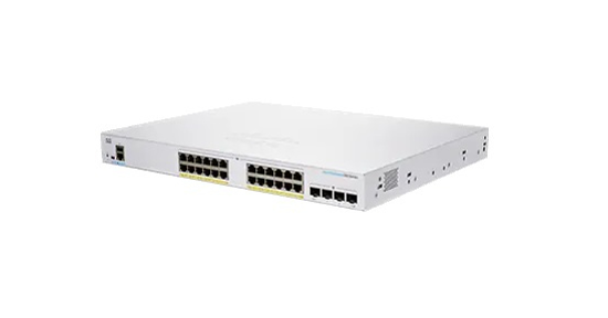 Cisco CBS250-24P-4X-EU netwerk-switch Managed L2/L3 Gigabit Ethernet (10/100/1000) Zilver