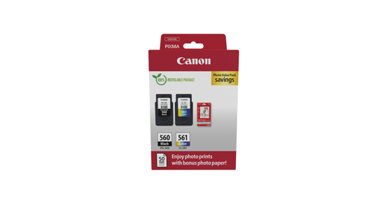 Canon 3713C008 inktcartridge 2 stuk(s) Origineel Zwart, Cyaan, Magenta, Geel