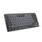 Logitech MX Mini Mechanical for Mac toetsenbord Bluetooth QWERTY US International Grafiet, Grijs