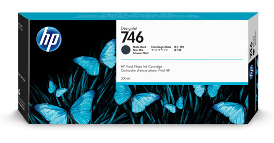 HP 746 matzwarte DesignJet inktcartridge, 300 ml