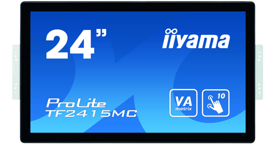 iiyama ProLite TF2415MC-B2 computer monitor 60,5 cm (23.8") 1920 x 1080 Pixels Full HD VA Touchscreen Multi-gebruiker Zwart