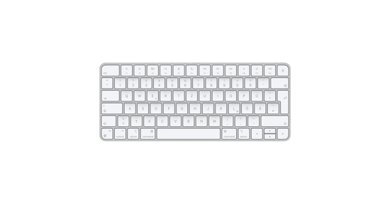 Apple Magic Keyboard toetsenbord Bluetooth QWERTZ Duits Zilver, Wit