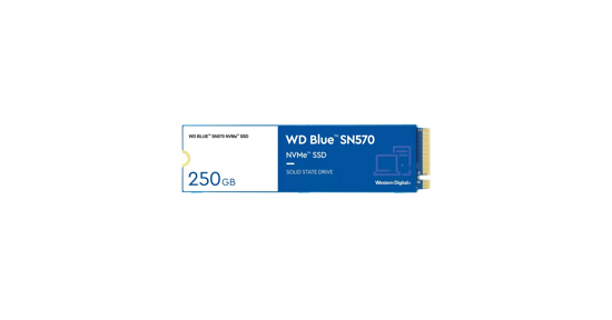 Western Digital WD Blue SN570 M.2 250 GB PCI Express 3.0 NVMe