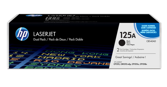 HP 125A originele zwarte LaserJet tonercartridge, 2-pack