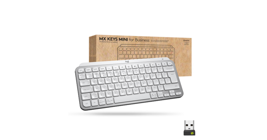 Logitech Mx Keys Mini For Business toetsenbord RF-draadloos + Bluetooth QWERTY Engels Grijs