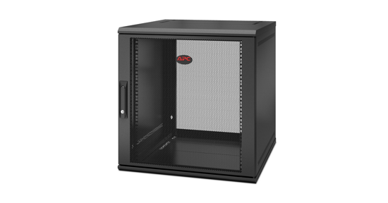 APC NetShelter WX, AR112SH6 12U/HE, 19inch Wandpatchkast, Geschikt voor muurbevestiging, 600MM diep, Gemonteerd