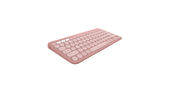 Logitech Pebble Keys 2 K380s toetsenbord RF-draadloos + Bluetooth QWERTY US International Roze