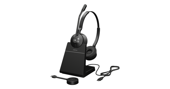 Jabra Engage 55 SE Headset Draadloos Hoofdband Kantoor/callcenter Zwart