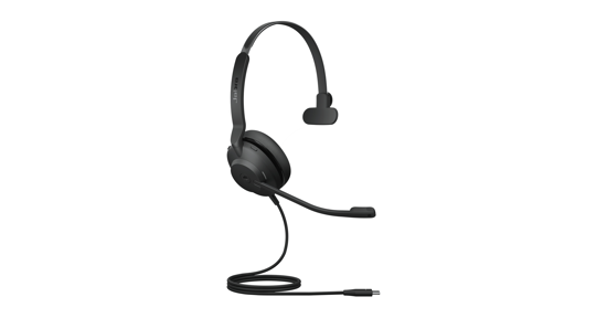 Jabra Evolve2 30 Headset Bedraad Hoofdband Kantoor/callcenter USB Type-C Zwart