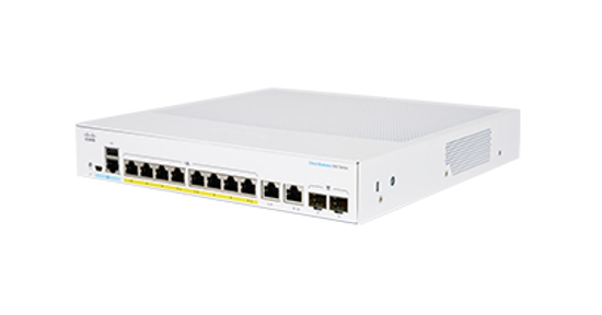 Cisco CBS350-8P-2G-EU netwerk-switch Managed L2/L3 Gigabit Ethernet (10/100/1000) Zilver