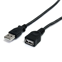 Startech 3 m USB 2.0 verlengkabel A to A zwart M/F