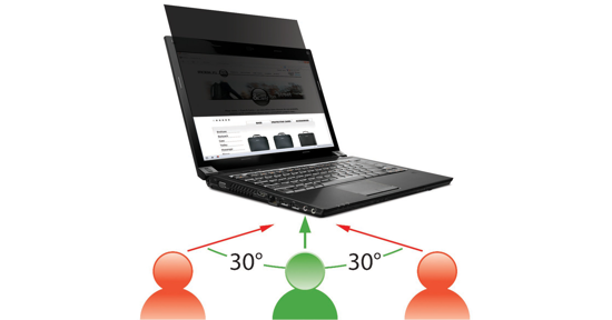 Mobilis 016233 schermfilter Randloze privacyfilter voor schermen 39,6 cm (15.6")