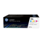 HP 128A originele cyaan/magenta/gele LaserJet tonercartridge, 3-pack