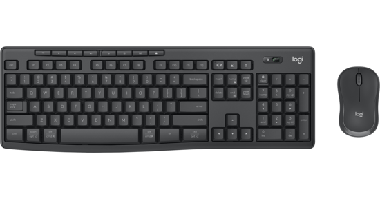 Logitech MK370 Combo for Business toetsenbord Inclusief muis RF-draadloos + Bluetooth QWERTY Spaans Grafiet