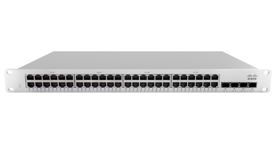 Cisco Meraki MS210-48FP Managed L2 Gigabit Ethernet (10/100/1000) Power over Ethernet (PoE) 1U Grijs