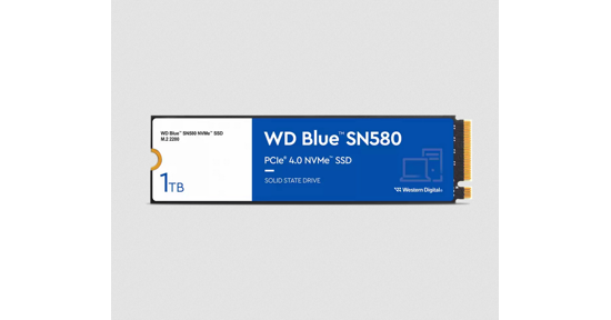 Western Digital Blue SN580 M.2 1 TB PCI Express 4.0 TLC NVMe