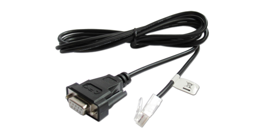 APC AP940-0625A tussenstuk voor kabels DB9 RJ45 Zwart