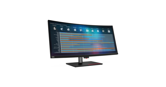 Lenovo ThinkVision P40w-20 LED display 100,8 cm (39.7") 5120 x 2160 Pixels 5K Ultra HD Zwart