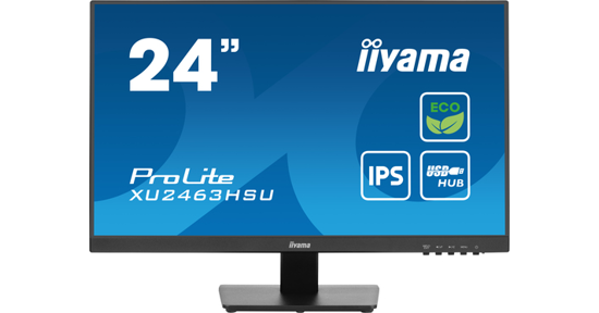 iiyama ProLite XU2463HSU-B1 computer monitor 60,5 cm (23.8") 1920 x 1080 Pixels Full HD LED Zwart