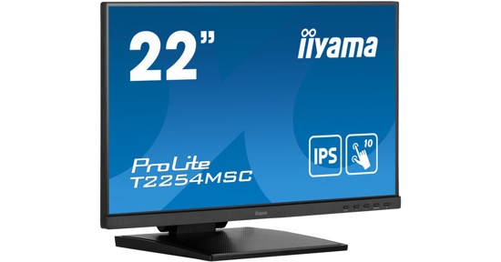 iiyama ProLite T2254MSC-B1AG computer monitor 54,6 cm (21.5") 1920 x 1080 Pixels Full HD LED Touchscreen Zwart