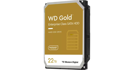 Western Digital Gold 3.5" 22 TB SATA III