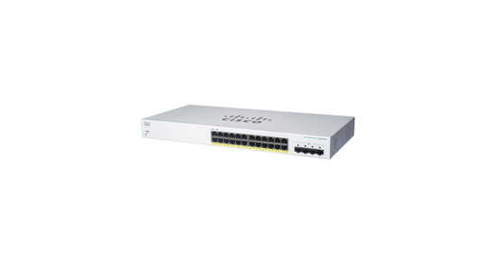 Cisco CBS220-24FP-4G Managed L2 Gigabit Ethernet (10/100/1000) Power over Ethernet (PoE) Wit