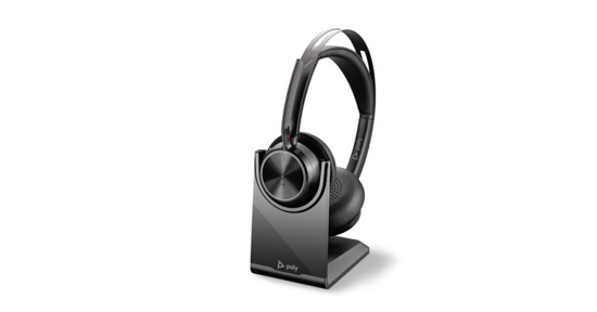 POLY Voyager Focus 2 UC Headset Bedraad en draadloos Hoofdband Kantoor/callcenter USB Type-A Bluetooth Zwart