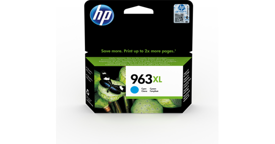 HP 963XL originele high-capacity cyaan inktcartridge