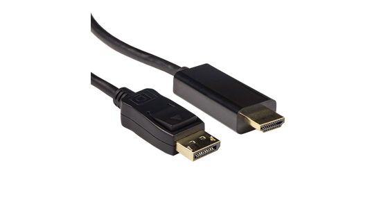 ACT AK3991 video kabel adapter 3 m DisplayPort HDMI Zwart