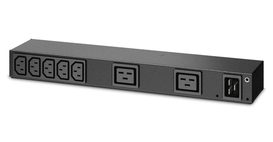 APC Rack PDU AP6120A, Basic, 0U/1U, 16A, 230V, (7x) C13, (2x) C19